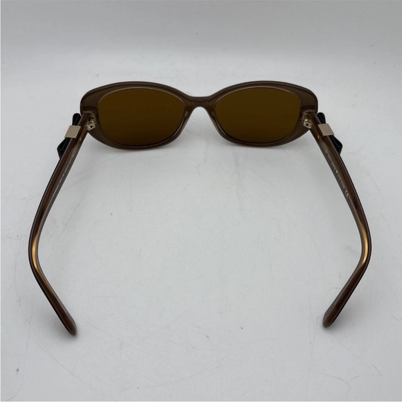 Kate Spade Dark Brown Glittery Rectangular Sunglasses No Prescription - Picture 4 of 9